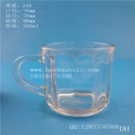 200ml小马克玻璃杯